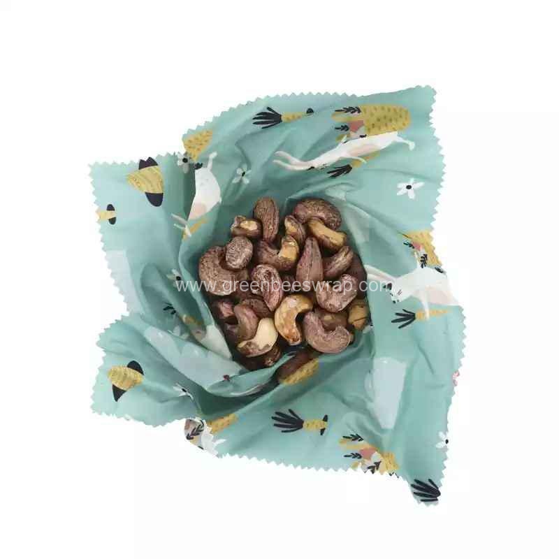 Reusable organic fabric snacks storage roll-2
